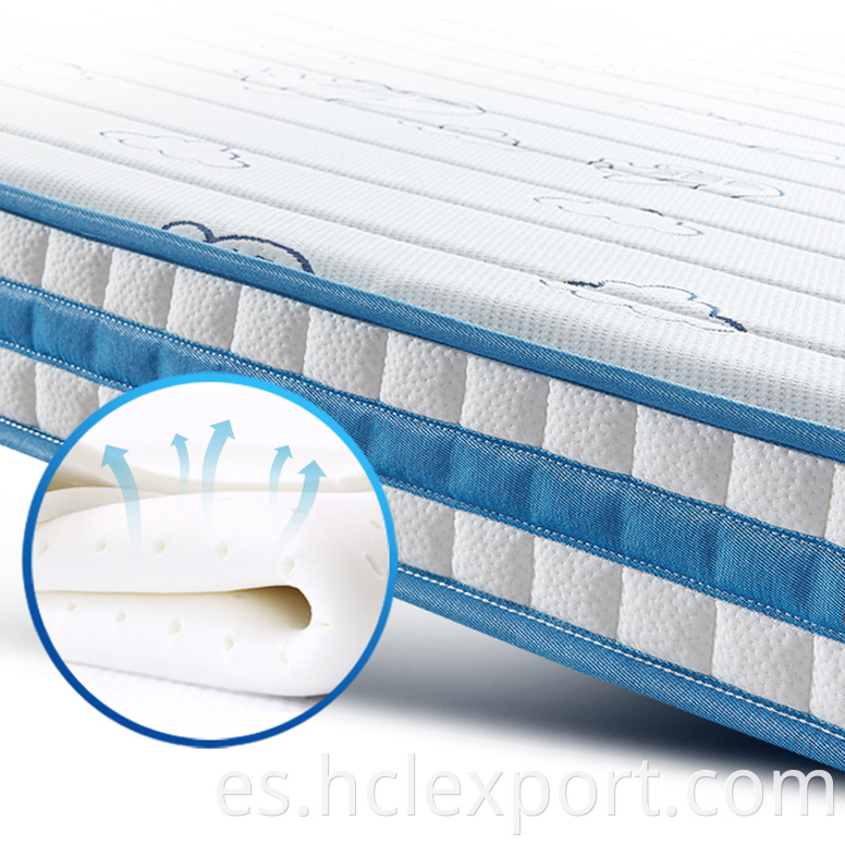 Importación premium Mayores modernos de cama modernos para muebles para el hogar en una caja King Size Spring Látex Gel Memory Foam Matchel